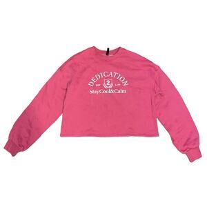H&M Divided Pink Crewneck Sweater Size Xsmall